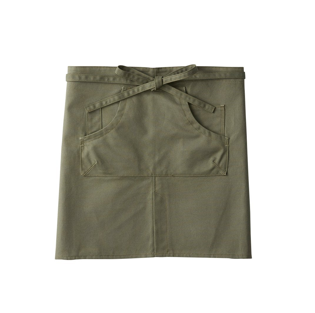 クラフトエプロンショート | ノベルティ(小物) | 1枚 | CAS-033 | オリーブ