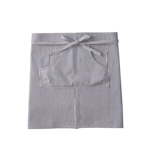 クラフトエプロンショート | ノベルティ(小物) | 1枚 | CAS-033 | ヒッコリーストライプ