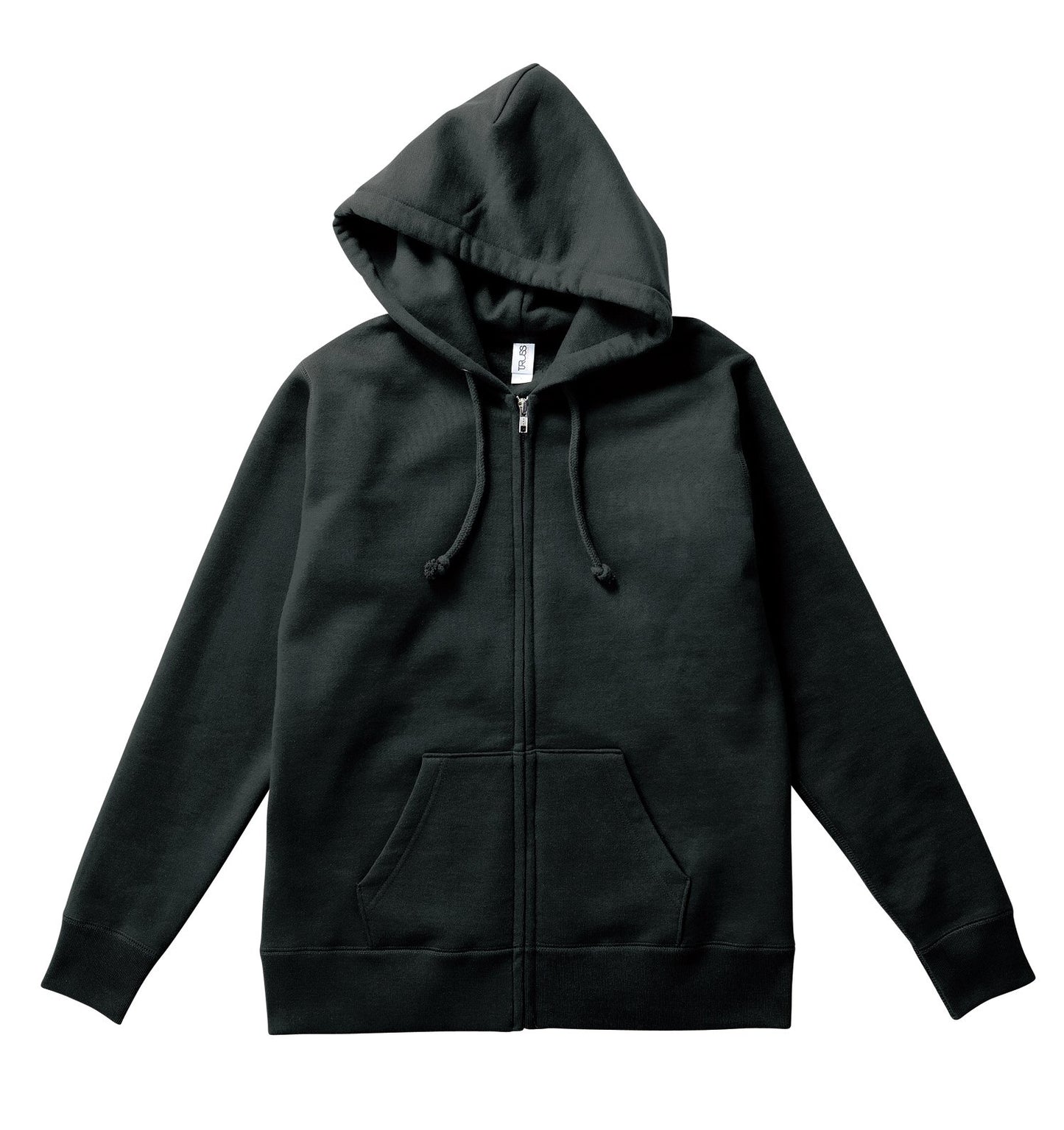 ヘビーウェイト ジップパーカ | メンズ | 1枚 | HSZ-137 | ディープブラック