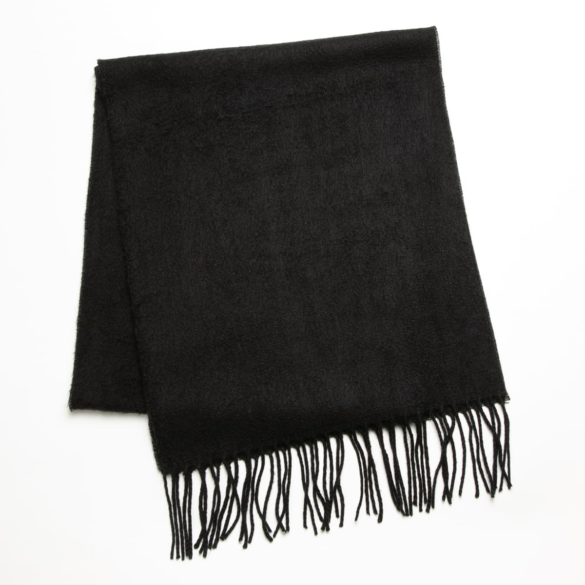 ジャパンメイド カシミアタッチ アクリルマフラー | ノベルティ(小物) | 1枚 | JAS-800 | ブラック
