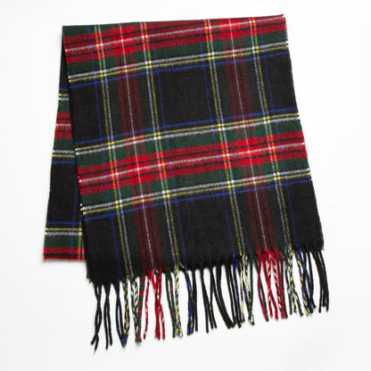 ジャパンメイド カシミアタッチ アクリルマフラー | ノベルティ(小物) | 1枚 | JAS-800 | BKタータン