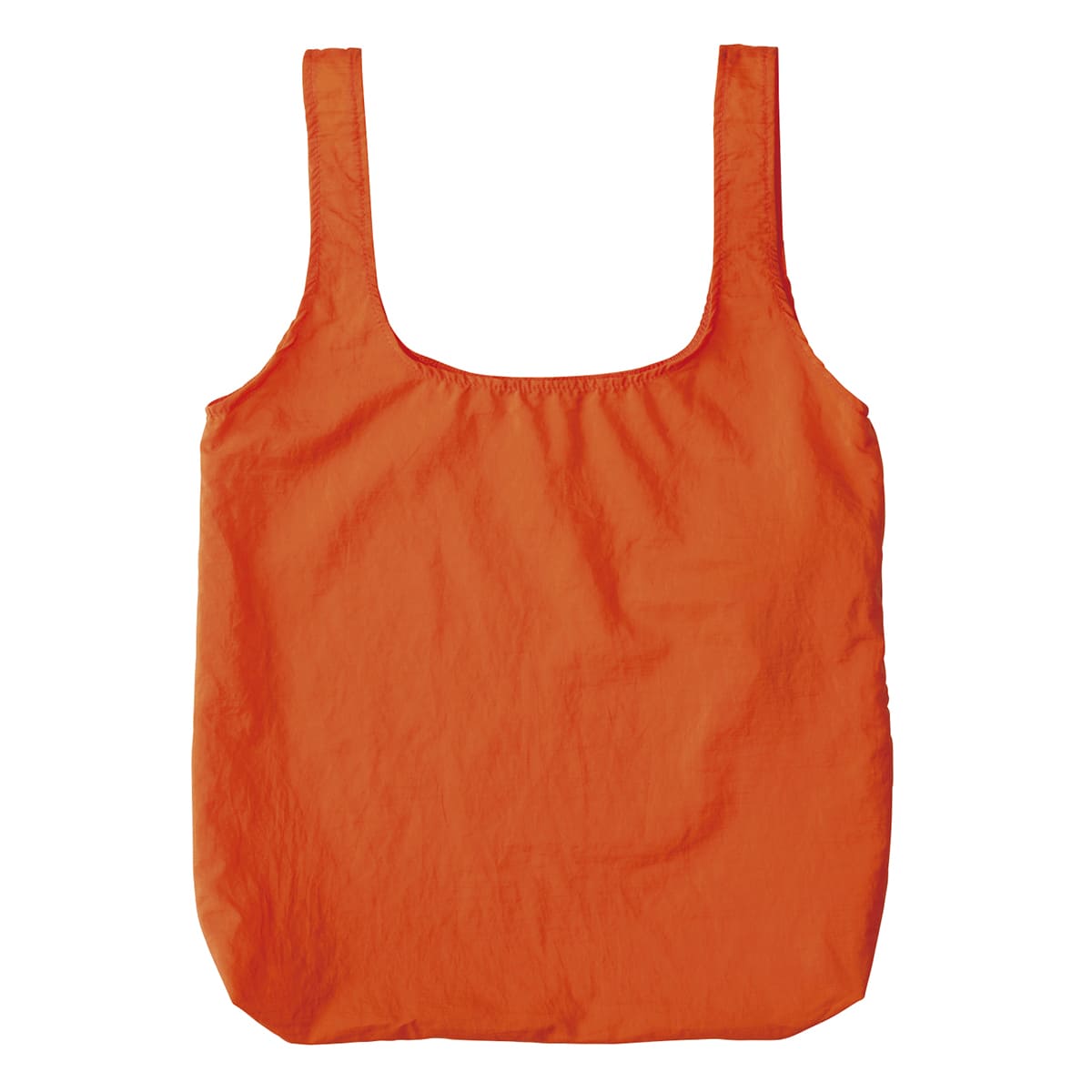 ナイロン ポケッタブル エコバッグ | ノベルティ(小物) | 1枚 | NPE-310 | ブライトオレンジ