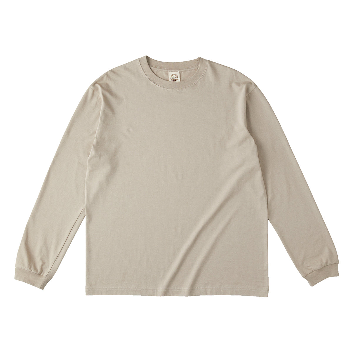 オーガニックコットンロングスリーブTシャツ | メンズ | 1枚 | OGL-914 | ミルキーグレー