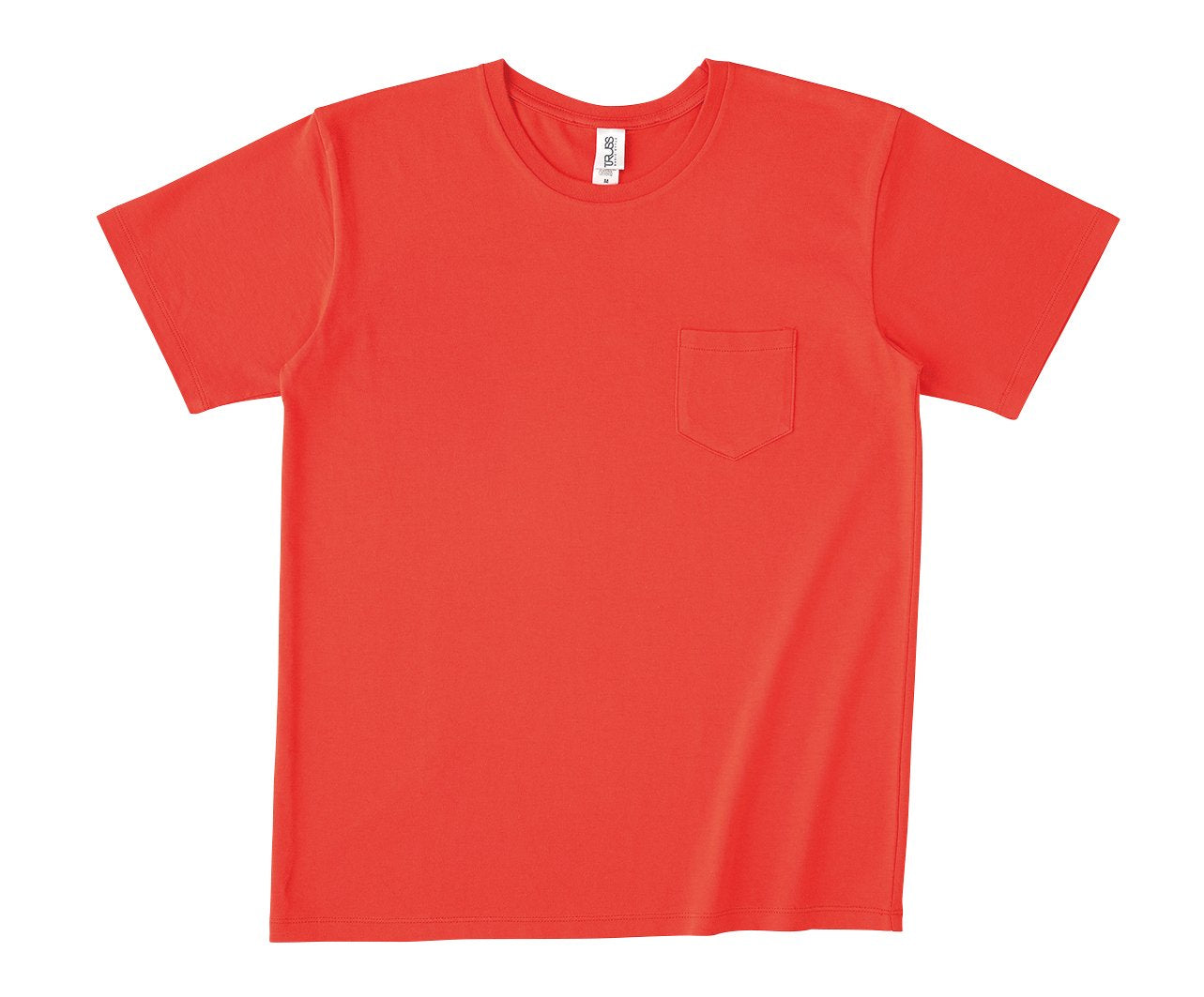 ポケット Tシャツ | メンズ | 1枚 | PKT-124 | ブライトレッド