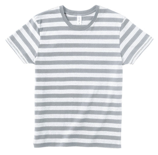 ボーダーTシャツ | メンズ | 1枚 | SBT-125 | ホワイト×ヘザーグレー