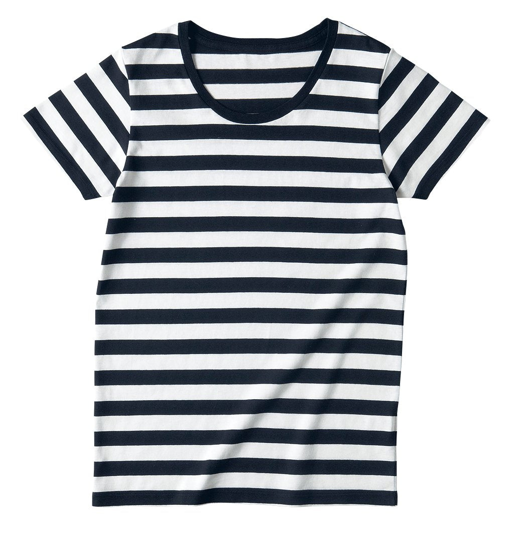 ウィメンズボーダーTシャツ | レディース | 1枚 | SBT-126 | ホワイト×ネイビー
