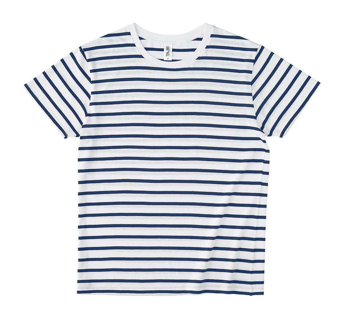 ナローボーダーTシャツ | メンズ | 1枚 | SNB-141 | ホワイト×ネイビー