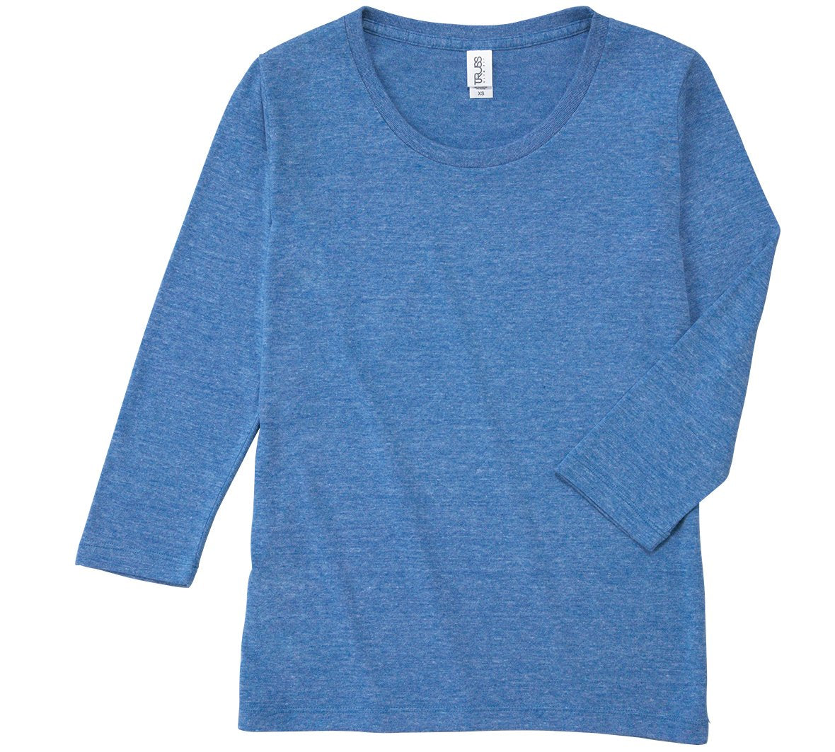 トライブレンド3/4スリーブTシャツ(レディース) | レディース | 1枚 | TBL-117 | ヘザーブルー