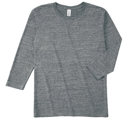 トライブレンド3/4スリーブTシャツ | メンズ | 1枚 | TBL-118 | ヘザーグレー