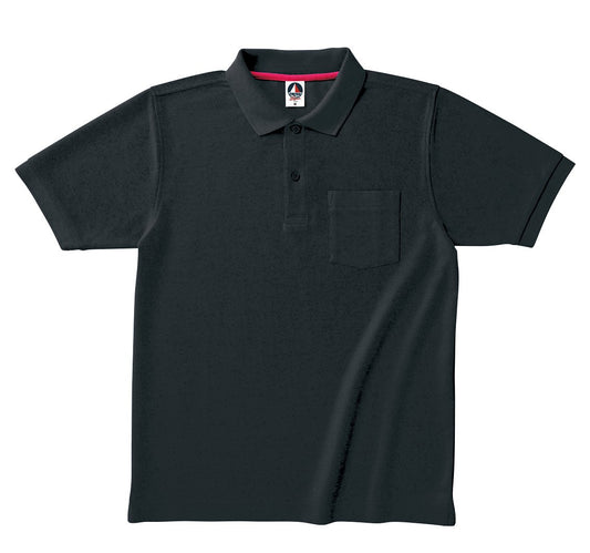ベーシックスタイル ポロシャツ(ポケット付) | メンズ | 1枚 | VSP-268 | ディープブラック