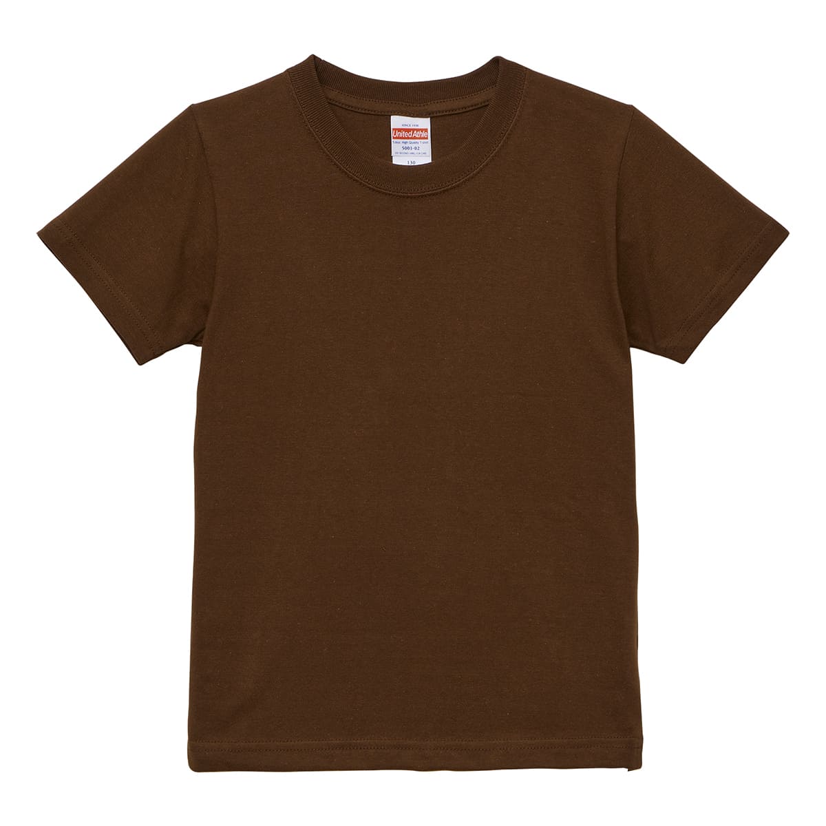 5.6オンス ハイクオリティーTシャツ | キッズ | 1枚 | 5001-02 | ダークブラウン