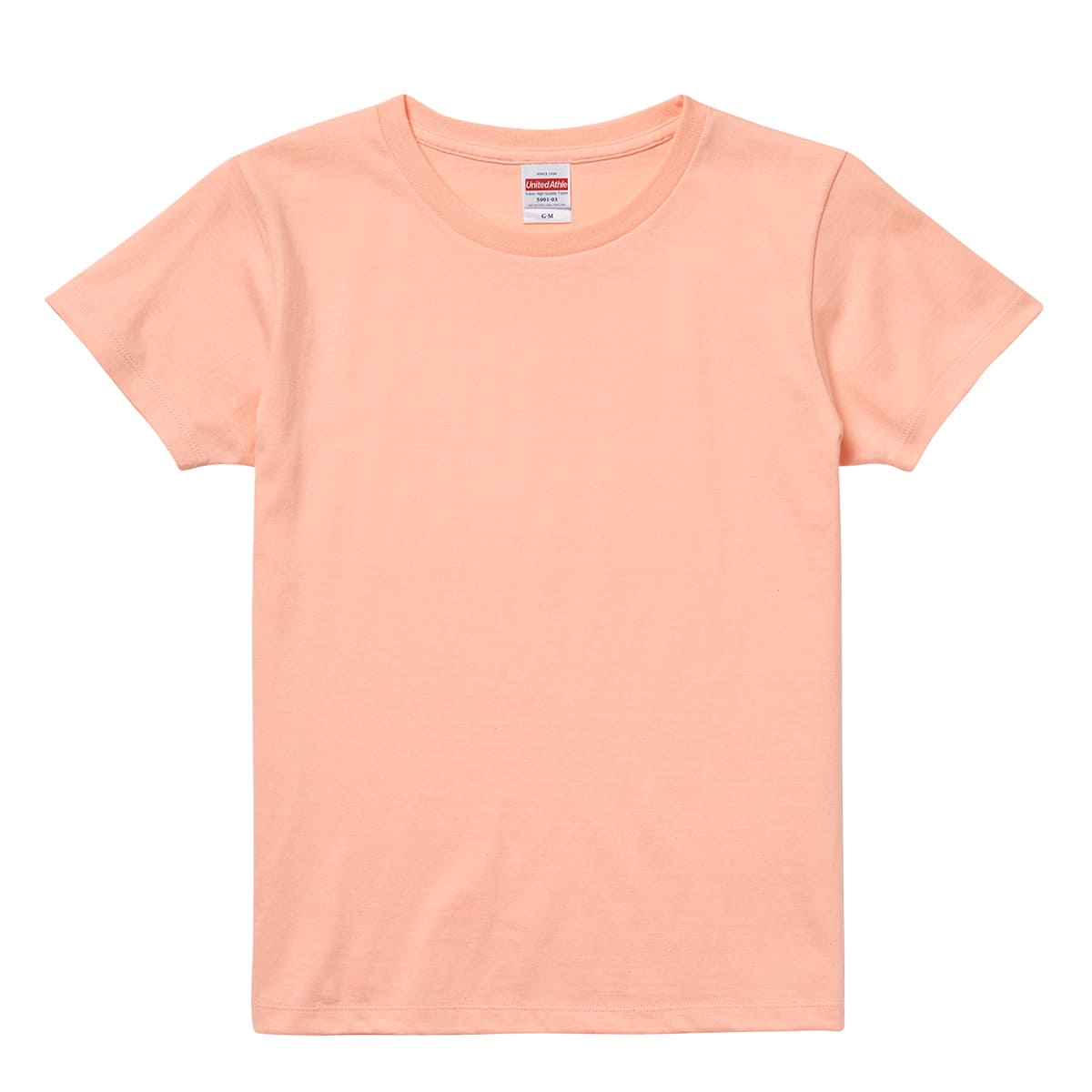 5.6オンス ハイクオリティーTシャツ | レディース | 1枚 | 5001-03 | アプリコット