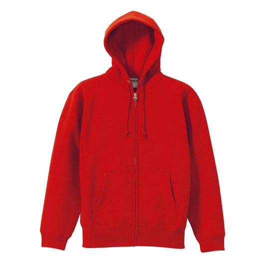 10.0オンス CVC スウェット フルジップ パーカ | ビッグサイズ | 1枚 | 5620-01 | レッド