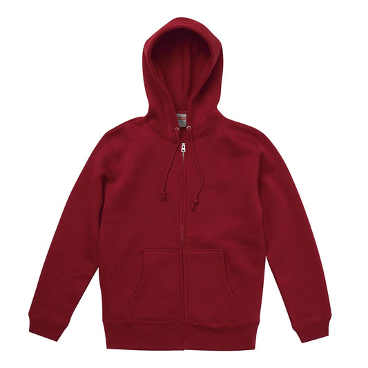 10.0オンス CVC スウェット フルジップ パーカ | メンズ | 1枚 | 5620-01 | バーガンディ