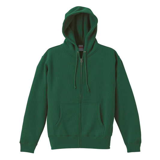 10.0オンス CVC スウェット フルジップ パーカ | メンズ | 1枚 | 5620-01 | アイビーグリーン