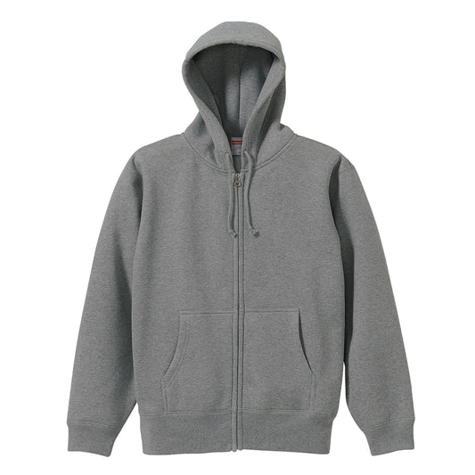 10.0オンス CVC スウェット フルジップ パーカ | ビッグサイズ | 1枚 | 5620-01 | ヘザーグレー
