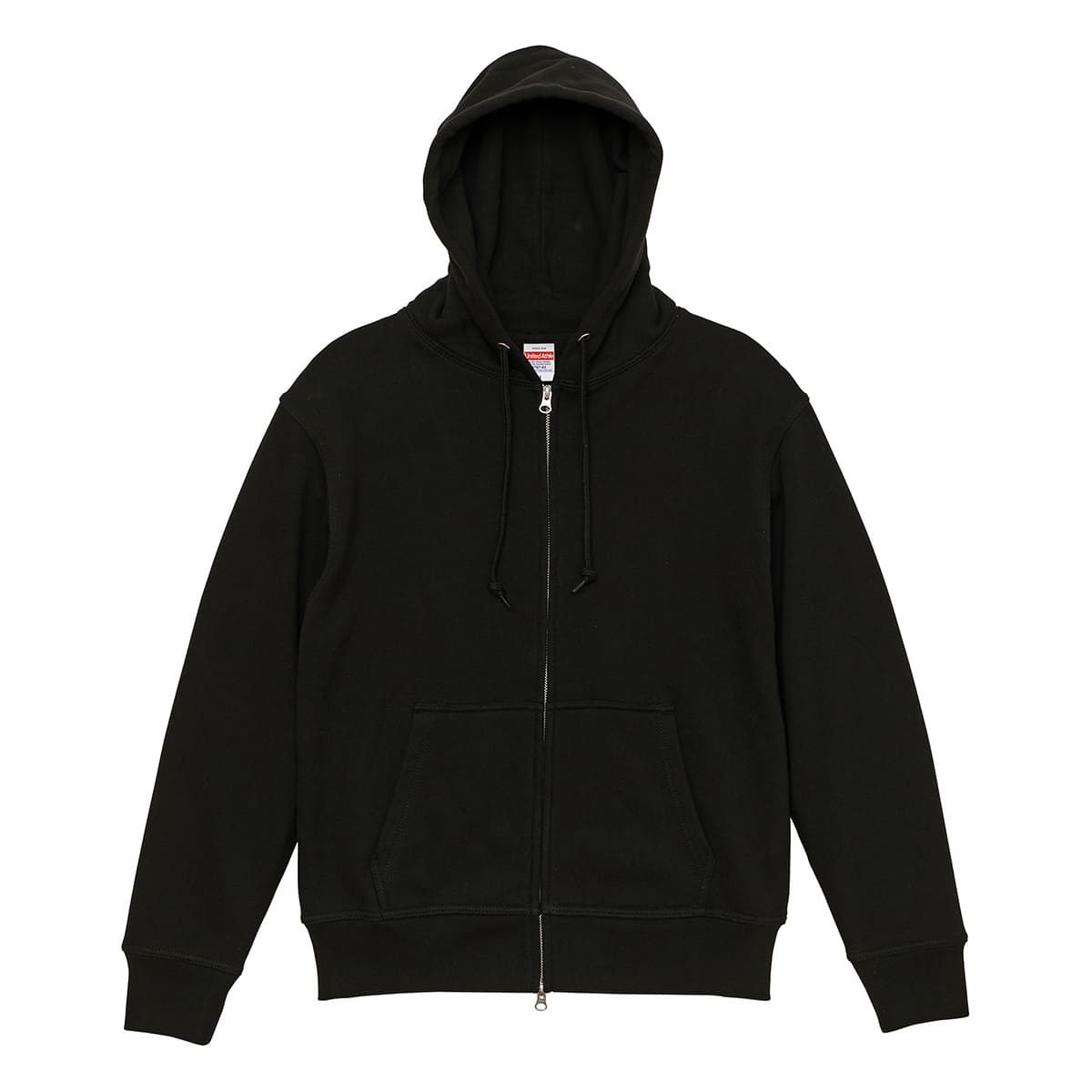 12.7オンス ヘヴィーウェイト スウェット フルジップ パーカ（裏パイル） | ビッグサイズ | 1枚 | 5767-01 | ブラック