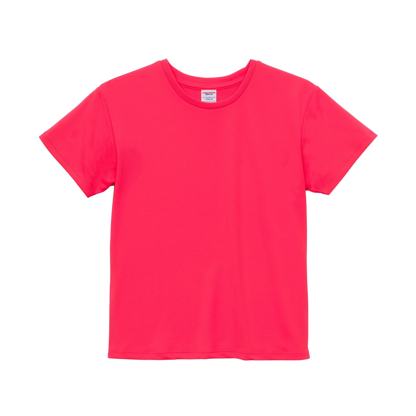 4.1オンス ドライアスレチック Tシャツ | レディース | 1枚 | 5900-03 | 蛍光ピンク