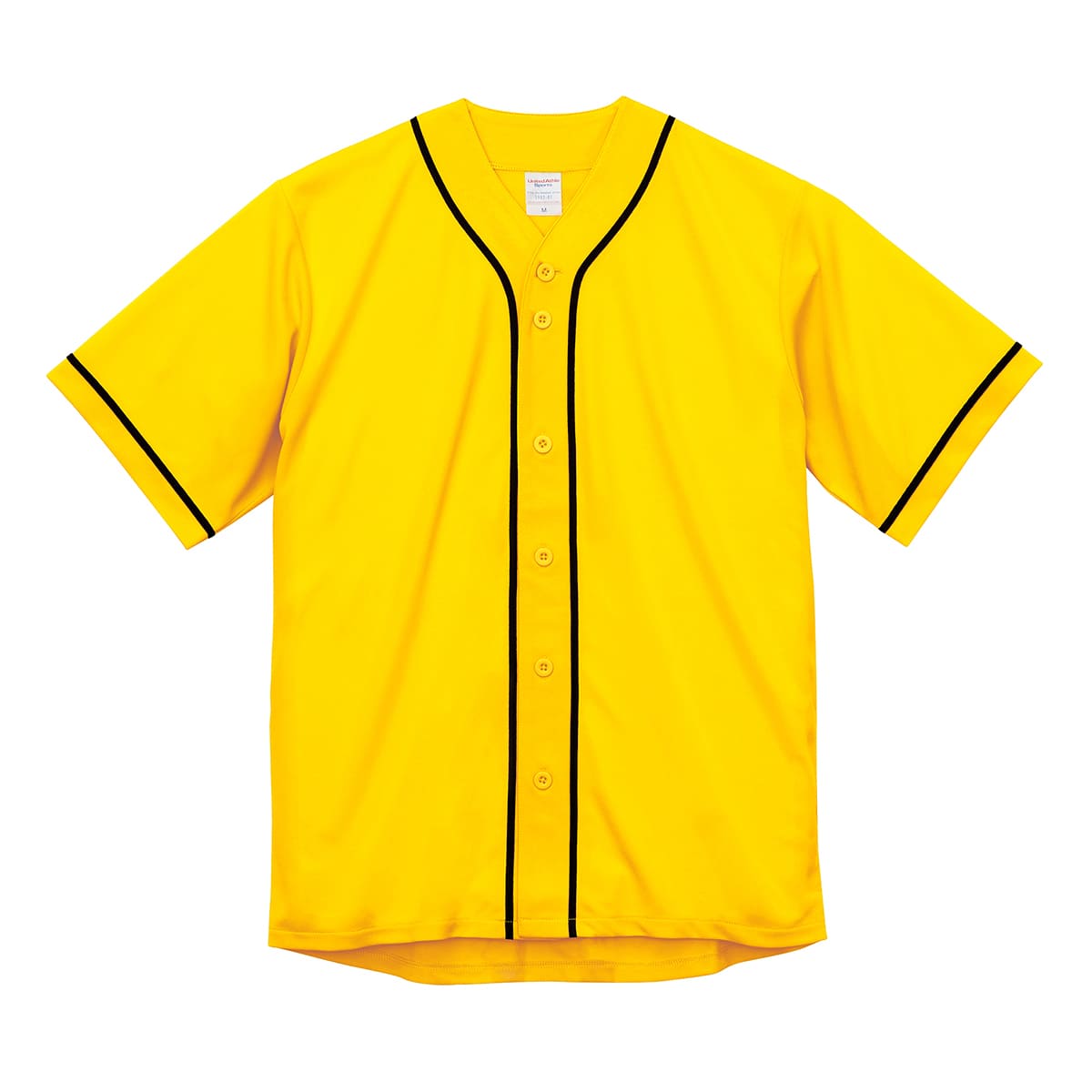 4.1オンス ドライアスレチック ベースボールシャツ | ビッグサイズ | 1枚 | 5982-01 | カナリアイエロー/ブラック