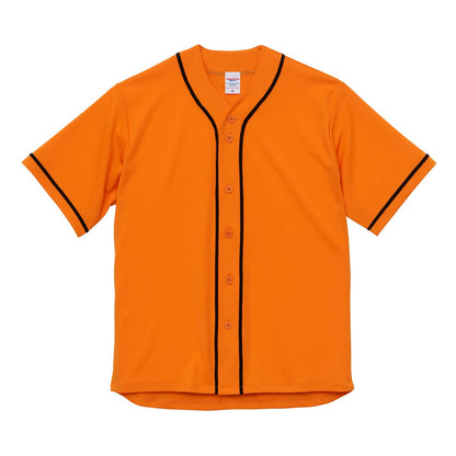 4.1オンス ドライアスレチック ベースボールシャツ | ビッグサイズ | 1枚 | 5982-01 | オレンジ/ブラック