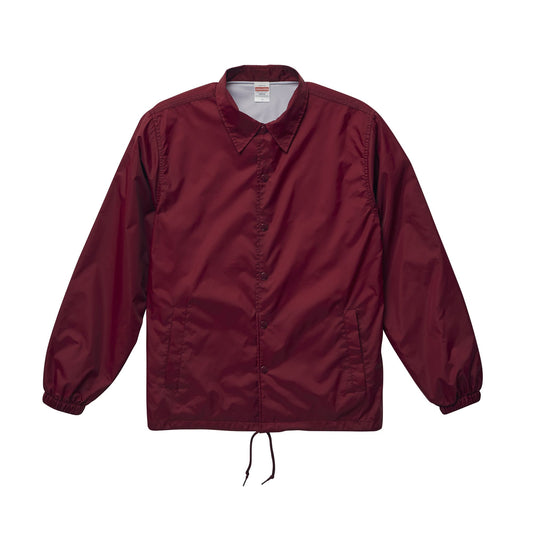 ナイロン コーチ ジャケット (ライニング付) | ビッグサイズ | 1枚 | 7059-01 | バーガンディ