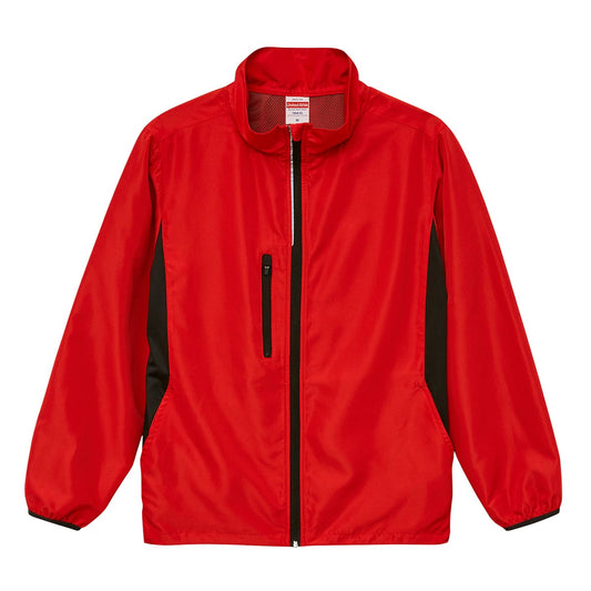 マイクロリッピストップ スタンド ジャケット（裏地付） | メンズ | 1枚 | 7068-01 | レッド