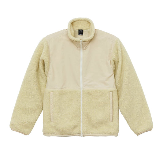シープボア フリース スタンド ジャケット（裏地付） | メンズ | 1枚 | 7495-01 | ナチュラル