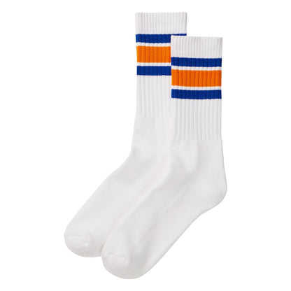 クルーソックス | ノベルティ(小物) | 1枚 | 9240-01 | ホワイト/ブルー/オレンジ