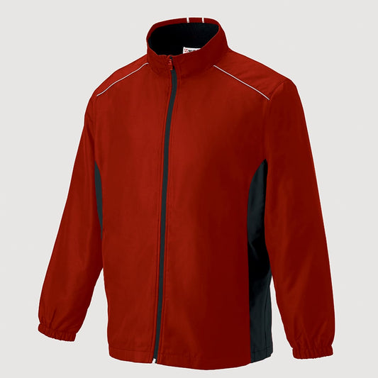 裏トリコットブレーカージャケット | ユニフォーム | 1枚 | P6700 | ダークレッド×ブラック