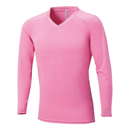 カラーインナー長袖Vネック | ユニフォーム | 1枚 | P7200 | ピンク