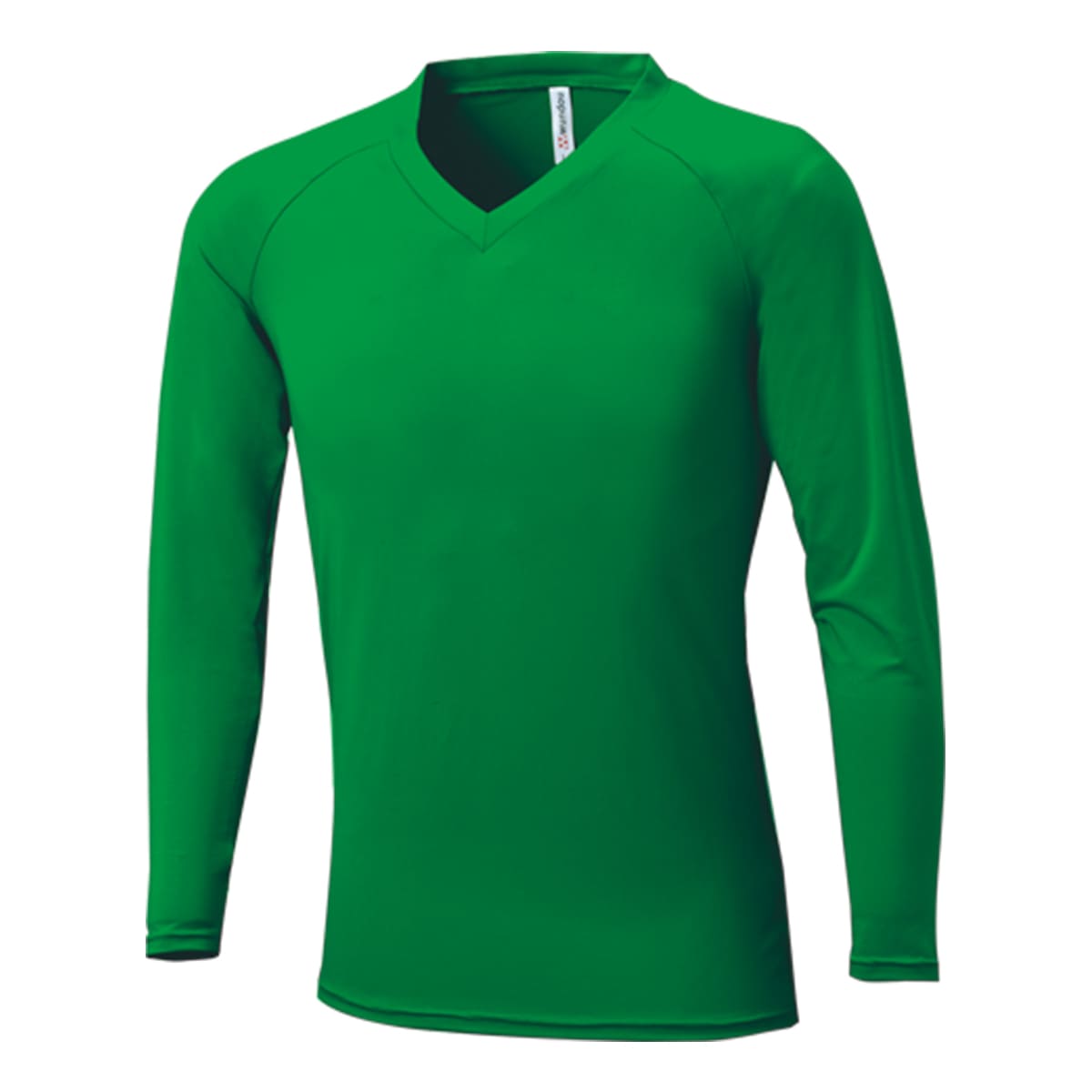カラーインナー長袖Vネック | ユニフォーム | 1枚 | P7200 | グリーン
