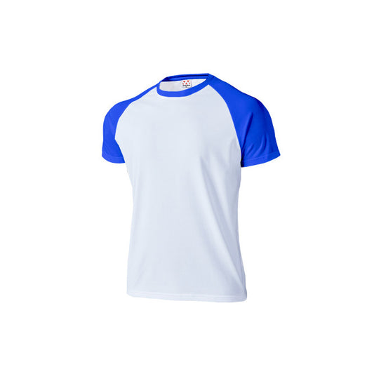 【送料無料】超軽量ドライラグランTシャツ | メンズ | 1枚 | P1000 | ホワイト×ロイヤルブルー