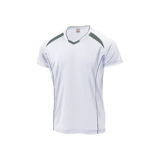 【送料無料】バレーボールシャツ | ユニフォーム | 1枚 | P1610 | ホワイト×ダークグレー