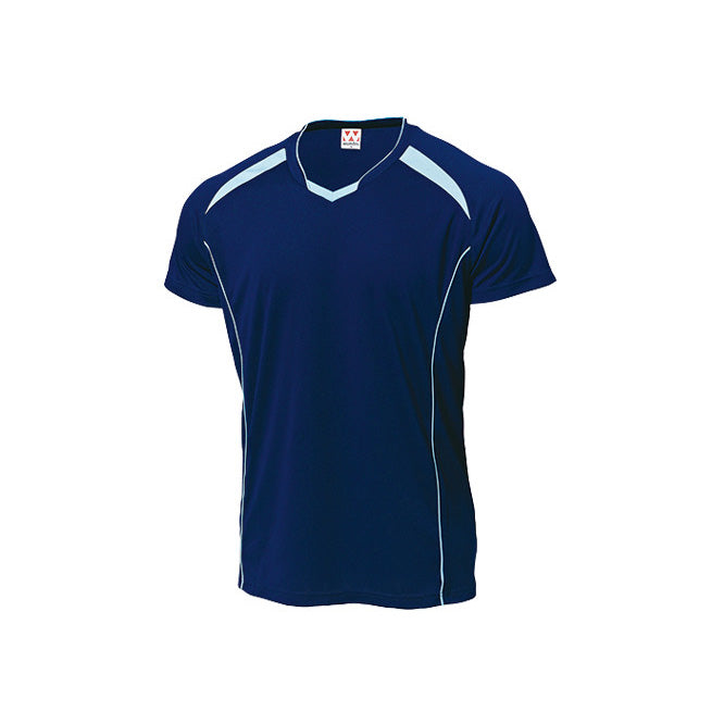 【送料無料】バレーボールシャツ | ユニフォーム | 1枚 | P1610 | ネイビー×サックス