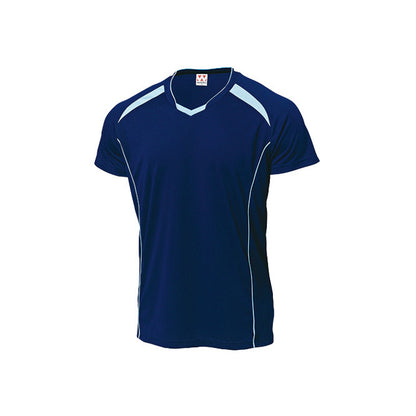 【送料無料】バレーボールシャツ | ユニフォーム | 1枚 | P1610 | ネイビー×サックス