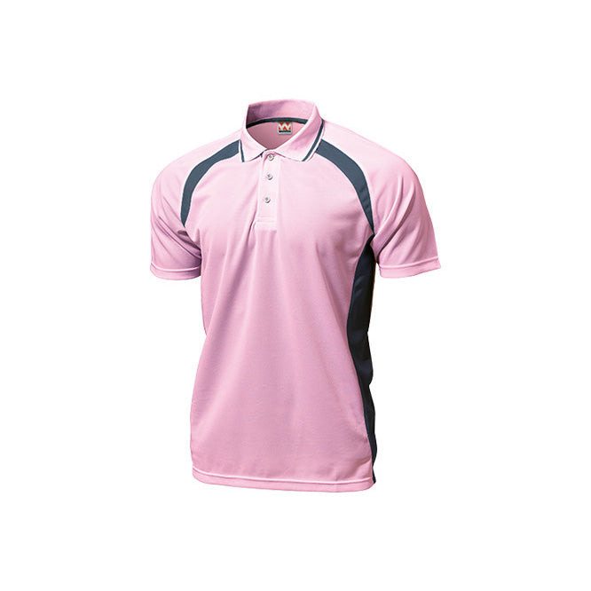 【送料無料】ベーシックテニスシャツ | ユニフォーム | 1枚 | P1710 | ライトピンク