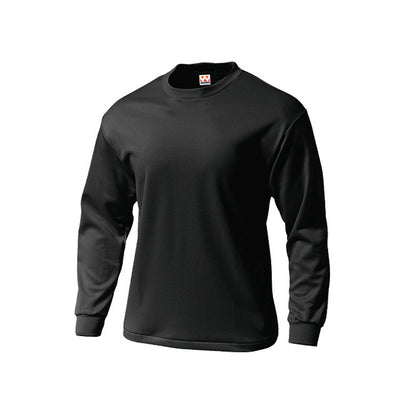 【送料無料】タフドライ長袖Tシャツ | キッズ | 1枚 | P175 | ブラック