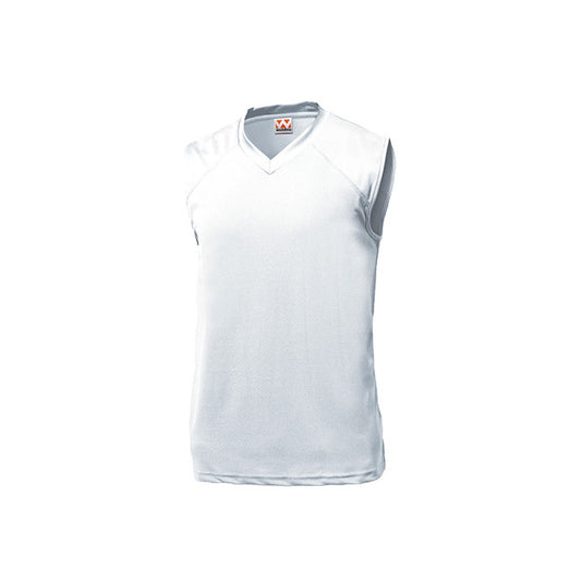 【送料無料】ベーシックバスケットシャツ | ユニフォーム | 1枚 | P1810 | ホワイト