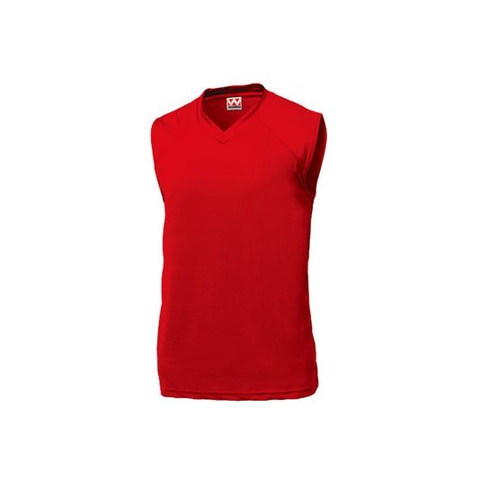 【送料無料】ベーシックバスケットシャツ | ユニフォーム | 1枚 | P1810 | レッド