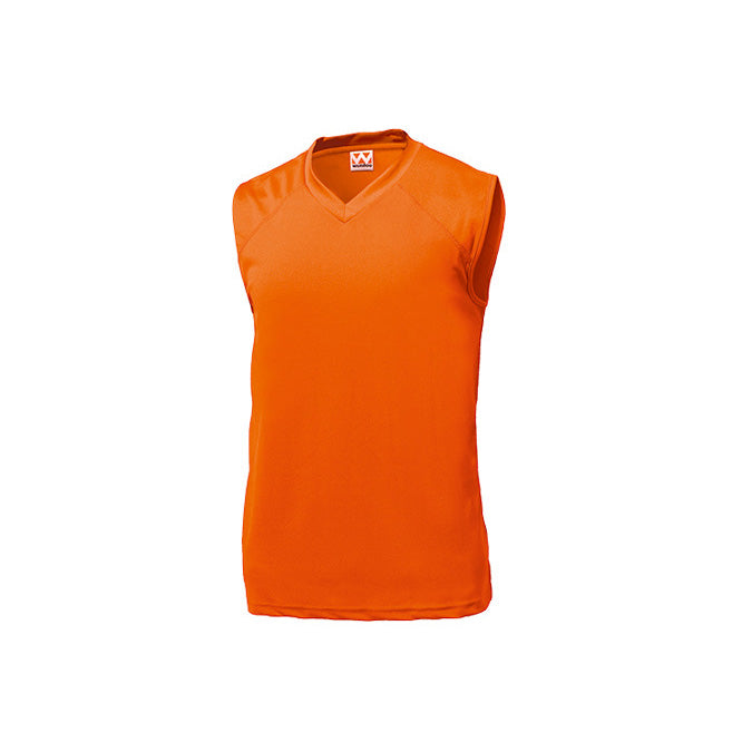 【送料無料】ベーシックバスケットシャツ | ユニフォーム | 1枚 | P1810 | オレンジ