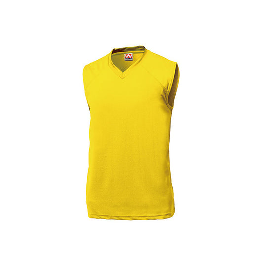 【送料無料】ベーシックバスケットシャツ | ユニフォーム | 1枚 | P1810 | イエロー