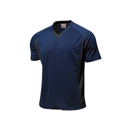 【送料無料】ベーシックサッカーシャツ | ユニフォーム | 1枚 | P1910 | ネイビー