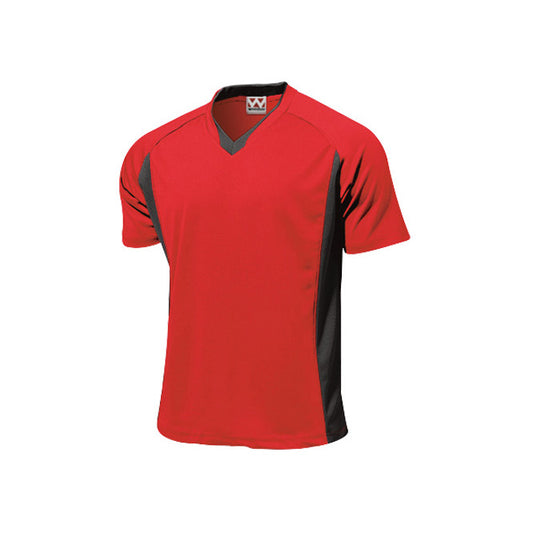 【送料無料】ベーシックサッカーシャツ | ユニフォーム | 1枚 | P1910 | レッド