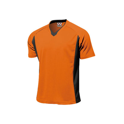 【送料無料】ベーシックサッカーシャツ | ユニフォーム | 1枚 | P1910 | オレンジ