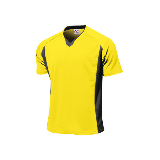 【送料無料】ベーシックサッカーシャツ | ユニフォーム | 1枚 | P1910 | イエロー