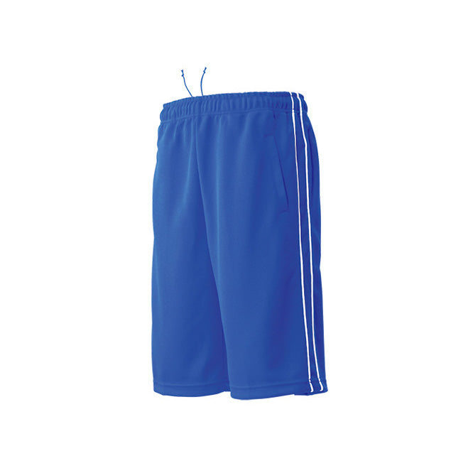 【送料無料】パイピングハーフパンツ | ユニフォーム | 1枚 | P2080 | ブルー