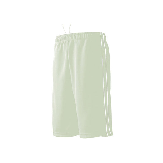 【送料無料】パイピングハーフパンツ | ユニフォーム | 1枚 | P2080 | シルバーホワイト