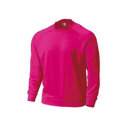 【送料無料】ドライスウェットラグランシャツ | ビッグサイズ | 1枚 | P3000 | ブライトピンク