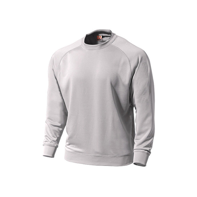 【送料無料】ドライスウェットラグランシャツ | メンズ | 1枚 | P3000 | ライトグレー