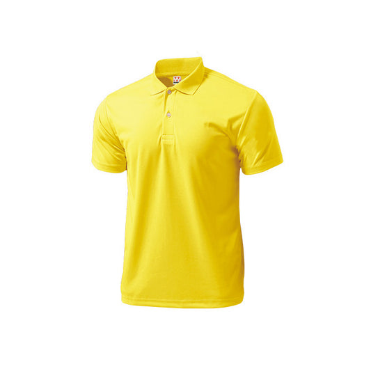 【送料無料】ドライライトポロシャツ | ビッグサイズ | 1枚 | P335 | イエロー